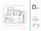 佳兆业盐田城市广场二期凌云_2室2厅2卫 建面89平米