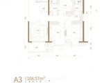 五矿万境水岸_3室2厅2卫 建面108平米