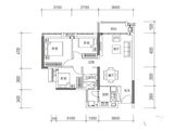 远洋天骄广场_3室2厅1卫 建面88平米