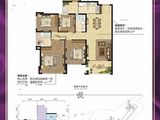 铭鹏紫荆府_5室2厅2卫 建面121平米