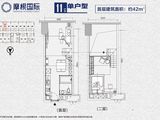 摩根国际_1室2厅1卫 建面42平米