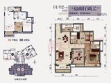 龙溪新城_3室2厅2卫 建面100平米