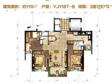 江门碧桂园凤凰城_3室2厅2卫 建面110平米