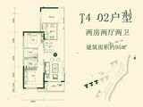 阳光城丽景湾_2室2厅2卫 建面95平米