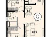 碧桂园琅辉_2室2厅1卫 建面88平米