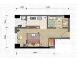 晋愉雅高国际_1室1厅1卫 建面47平米