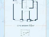 金辉优步湖畔_3室2厅2卫 建面113平米