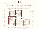 天津翡翠公园_3室2厅1卫 建面118平米