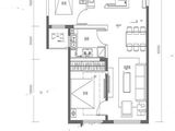 融创阿朵云岛_2室2厅1卫 建面87平米