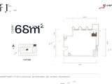 炎华置信花千集中心_1室0厅1卫 建面68平米