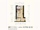 九锦1号_1室1厅1卫 建面41平米