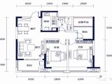 皖投天下名筑_3室2厅1卫 建面94平米