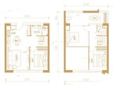 远洋7号_3室2厅2卫 建面64平米