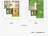 蓝光水岸公园_4室2厅3卫 建面99平米