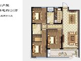 冠郡铭苑_3室2厅2卫 建面0平米