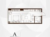 立新国贸中心_1室1厅1卫 建面53平米