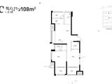 华润悦府东_2室2厅2卫 建面108平米