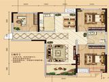 奥园誉湖湾_3室2厅1卫 建面101平米