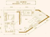 富雅国际_1室1厅1卫 建面55平米