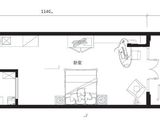 荣盛一杯澜_1室1厅1卫 建面70平米