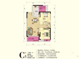 大足学府水岸_3室2厅1卫 建面70平米