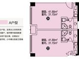 江厦星光汇_1室0厅1卫 建面41平米