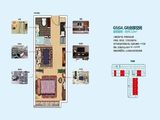 华尔中心_1室1厅1卫 建面45平米