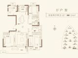 旭辉有园_4室2厅2卫 建面134平米