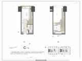 源创中心_1室1厅1卫 建面56平米