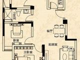 文一名门河畔_3室2厅1卫 建面98平米