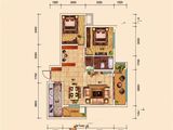 豪庭5号_2室2厅1卫 建面89平米