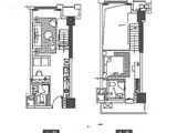 俊发SOHO俊园_1室1厅1卫 建面44平米