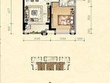 福晟钱隆公馆_2室2厅1卫 建面74平米