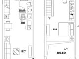 泉州恒大都市广场_1室1厅1卫 建面53平米