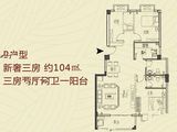 九龙兴城_3室2厅2卫 建面104平米