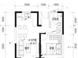 沧江壹号_1室2厅1卫 建面55平米