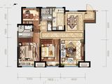 招商海德公园_3室2厅2卫 建面105平米