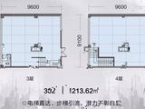 中海城市广场商铺_1#商铺302号平面图 建面213平米