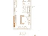 鲁坤天鸿创谷_1室1厅1卫 建面44平米