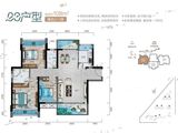 新会骏景湾领誉_3室2厅2卫 建面108平米