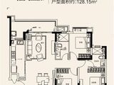 武汉恒大文化旅游城_3室2厅2卫 建面128平米