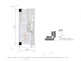 誉峰遇见_A6户型 建面40平米