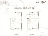 碧桂园国湖_4室2厅3卫 建面164平米