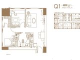 泊富国际广场公寓_2室2厅1卫 建面76平米