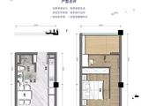 威高诚园_空中宅院E户型 建面56平米