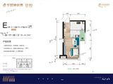 华晨神农湾览悦_1室1厅1卫 建面44平米