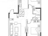 泰豪熙江悦_2室2厅1卫 建面97平米