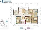 鸿海公园里_4室2厅2卫 建面131平米