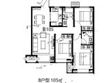 花郡郁金园_3室2厅2卫 建面105平米