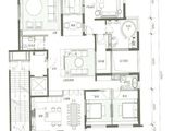 摩天石_F2户型(奇数层) 建面307平米